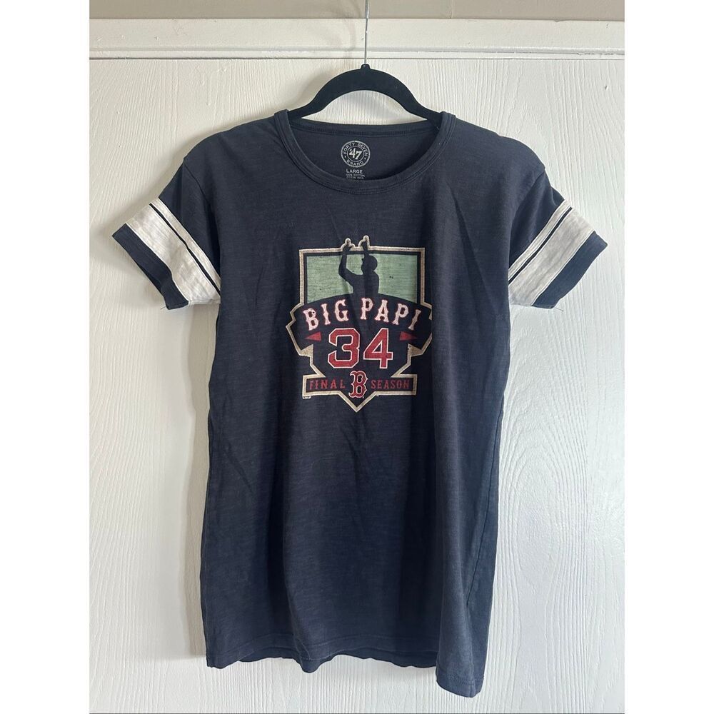 Boston Red Sox 47 Brand David Ortiz 34 Final Season 2016 Shirt
